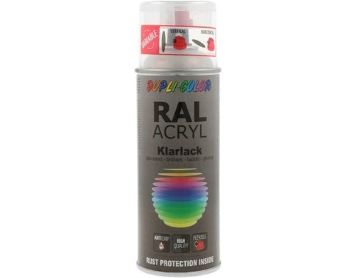 Dupli-Color Ral Acryl Klarlack glänzend transparent, 400 ml