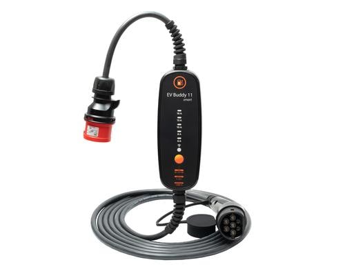 EV Buddy 11 kW mobiler Lader Typ 2 Stecker Smart, WLAN, 10m