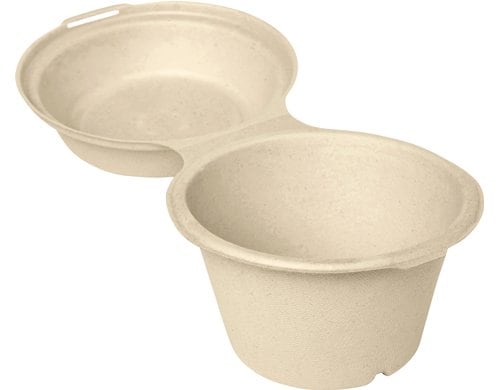 Duni Clamshell Menubox 575ml 40 Stk. Bagasse