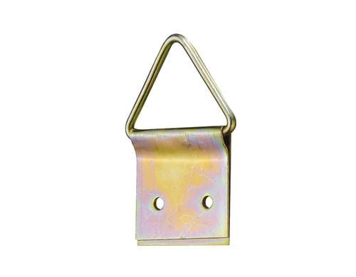 Krafter Bilderklappösen 10x10mm Stahl vermessingt 8 ST