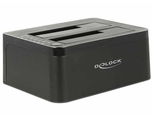 Delock 62661 Dual Dockingstation SATA HDD USB 3.0 mit Clone Funktion