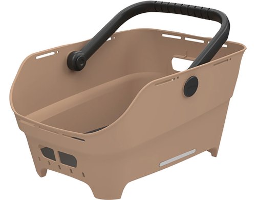 Basil Cento Neo MIK, sandfarben Gepäckträgerkorb, 21 L