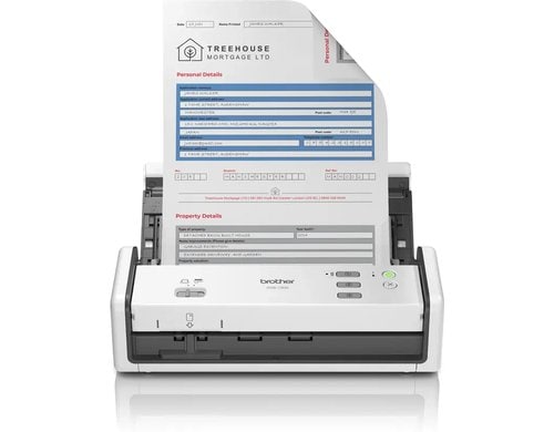 Brother ADS-1800W, USB 3.0, 1200x1200 dpi ADF für 20 Blatt, 25ppm Farbe