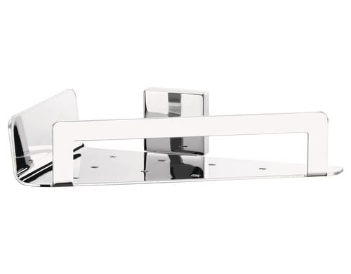 DELUXXE Eck-Duschablage Glänzender Wandkorb für Duschgel