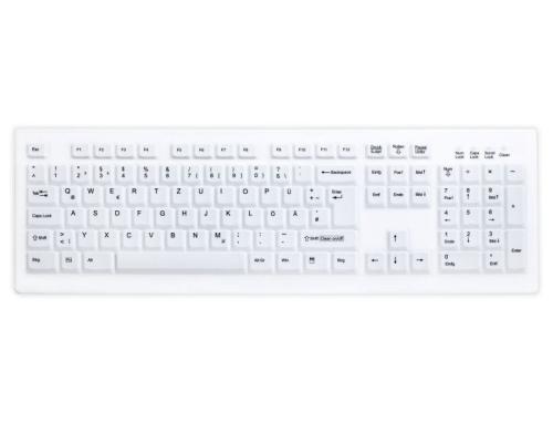 Active Key desinfizierbare Tastatur, weiss USB 2.4Ghz, vollversiegelt IP68