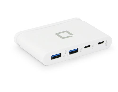 DICOTA USB-C Portable 4Port Hub weiss