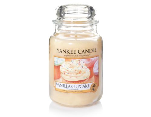 Yankee Candle Vanilla Cupcake medium Jar, Brenndauer ca. 65-75 Std