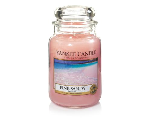 Yankee Candle Pink Sands large Jar, Brenndauer ca. 110-150 Std.