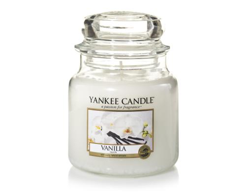Yankee Candle Vanilla small Jar, Brenndauer ca. 20-30 Std.