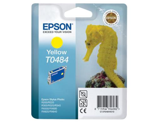 Tinte Epson C13T04844010 yellow, 13ml zu Stylus Photo R200/R300/RX500, 430 Seiten