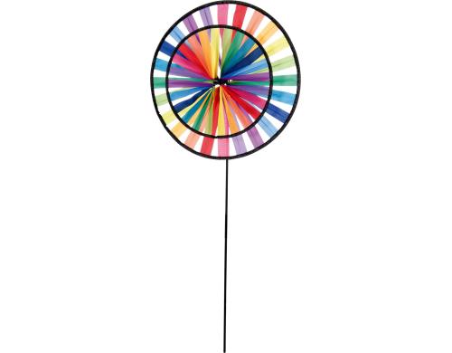 Invento-HQ Windrad Duett Rainbow, farbig  44 cm, L: 69 cm, Polyester, wetterfest