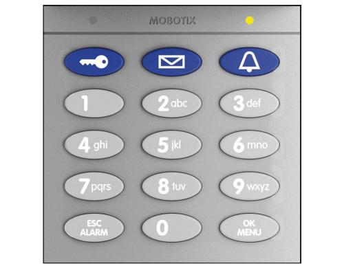 Mobotix Nummernblock Mx-A-KEYC-s RFID fhig, Silber