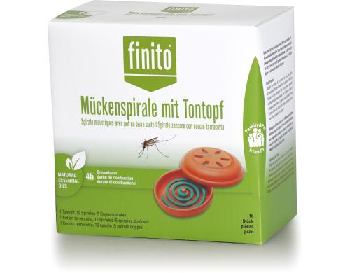 Finito green Mckenspirale mit Tontopf 