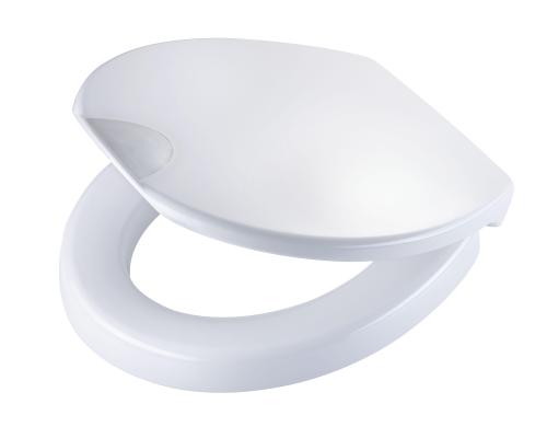 diaqua WC-Sitz Comfort, 5 cm erhht, Weiss aus Duroplast mit Absenkautomatik