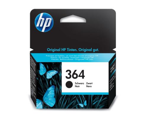 HP Tinte Nr. 364 - Black (CB316EE) 6ml, Seitenkapazität ~ 250 Seiten,