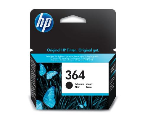 HP Tintenpatrone schwarz (CB316EE, 364)
