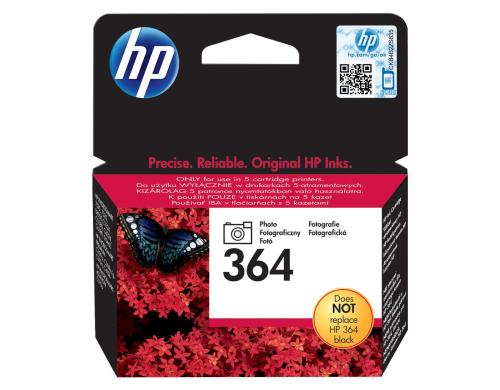 HP Tinte Nr. 364 - Photo Black (CB317EE) 3ml, Kapazität ~ 130 Fotos