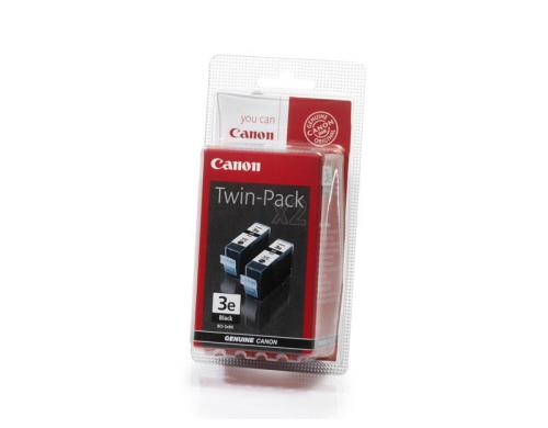 Canon Tintenpatrone 2 x schwarz (4479A298, BCI-3EBK)