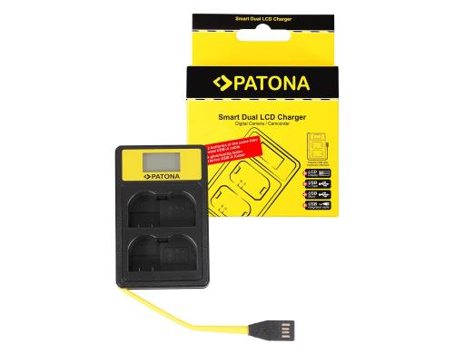 PATONA Smart Dual LCD USB Ladegert Fr Nikon EN-EL15