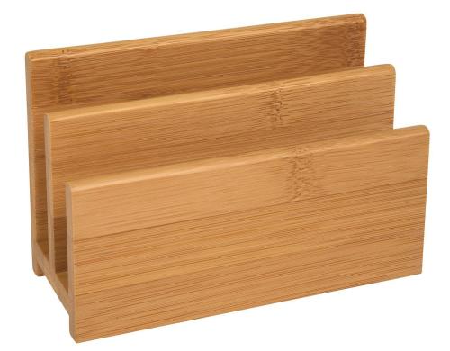 WEDO Briefhalter Bambus-Serie Bambus, Grsse: 14 x 6.2 x 9 cm