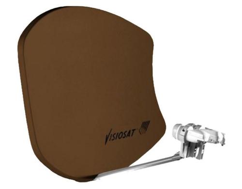 Visiosat Bisat G2 braun Satelliten-Antenne 75cm x 64cm