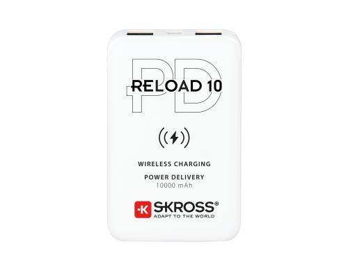 SKROSS RELOAD 10 PD Qi Power Bank 10'000 mAh, USB A 2A, USB C 2A, 5 / 9V