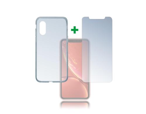 4smarts 360 Premium Protection Set fr Apple iPhone XR, transparent