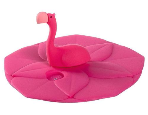 Leonardo Glasabdeckung Bambini Flamingo 1 Stck, D: 9cm, Silikon