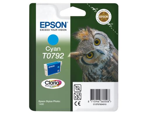 Epson Tintenpatrone cyan (C13T07924010, T0792)