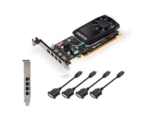 PNY Quadro P1000V2,4GB GDDR5,PCI-E 3.0 x16 Quadro P1000, 4x mDP 1.4, low-profile