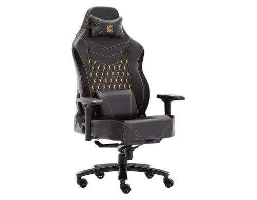 LC-POWER LC-GC-800BY Gaming Chair (1/2) schwarz/gelb (Paket 1von2)