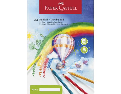 Faber-Castell Malblock A4 100 Blatt, 80g/m2