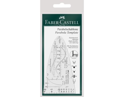 Faber-Castell Parabelschablone mit Schutzhlle