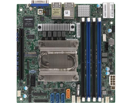 Supermicro M11SDV-8C-LN4F: Mini-ITX 8 Core 4xDDR4 DIMM, 1x PCIe, 1x M.2, 4x1GB, 1xIPMI