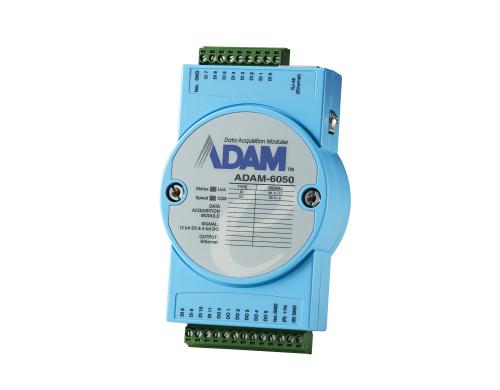 Advantech ADAM-6050-D1 18 Kanal DI/O Modul 12-CH DI, 6-CH DO, Ethernet-based smart I/O