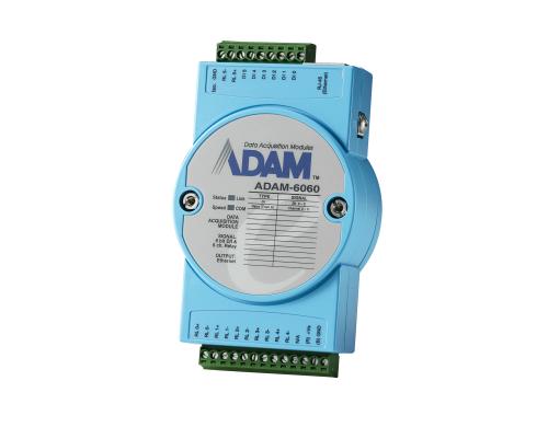Advantech ADAM-6060-D 6 Relais O/6 DI Modul 6-CH DI, 6-CH RL, Ethernet-based smart I/O