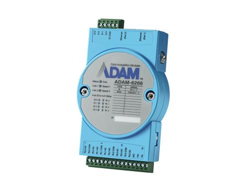 Advantech ADAM-6266-B 4 Relais O/4 DI Modul 4-CH Relay Output, 4-CH DI, 2 Port Ethernet