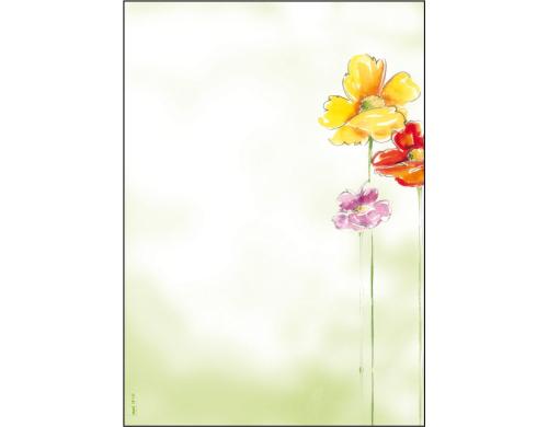 Sigel Motiv-Papier Spring Flowers A4 Feinpapier (Ink/Laser/Copy), 90g, 50 Blatt