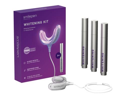 Smilepen Whitening Kit bis zu 70% weissere Zhne