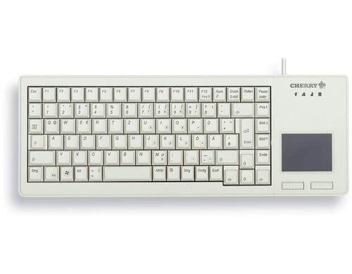 Cherry XS Touchpad Keyboard G84-5500 USB, grau mit integriertem TouchPad