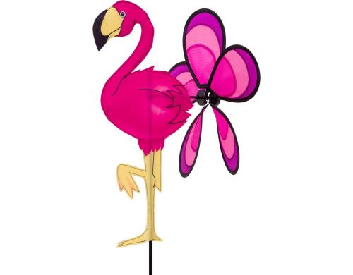 Invento-HQ Windspiel Flamingo  50 cm, L: 63 cm, Polyester, wetterfest