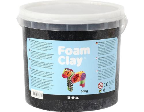 Creativ Company Foam Clay Grosspackung 560 g, schwarz