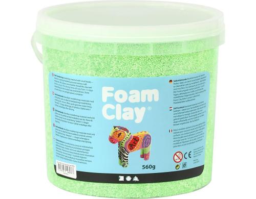 Creativ Company Foam Clay Grosspackung 560 g, neongrn