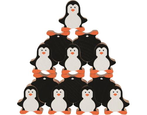 Goki Stapelfiguren Pinguine 4,0 x 1,5 x 4,2 cm, 18 Teile