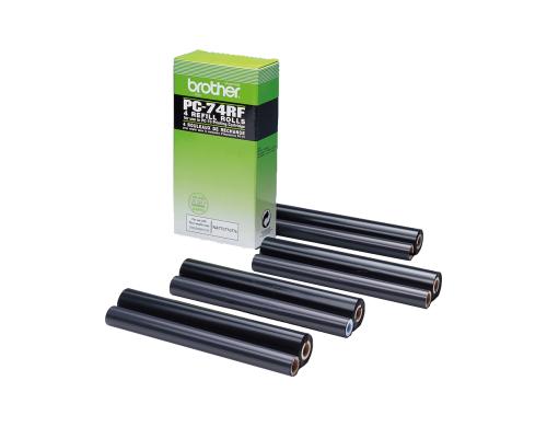 Brother Thermo-Transfer-Rolle 4 x schwarz (PC-74RF)
