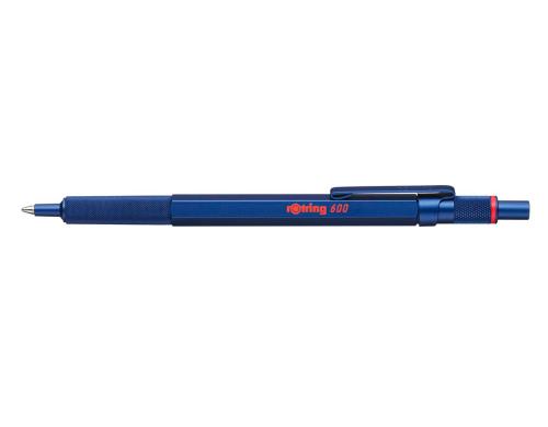 Rotring Kugelschreiber 600 Metallic M blau