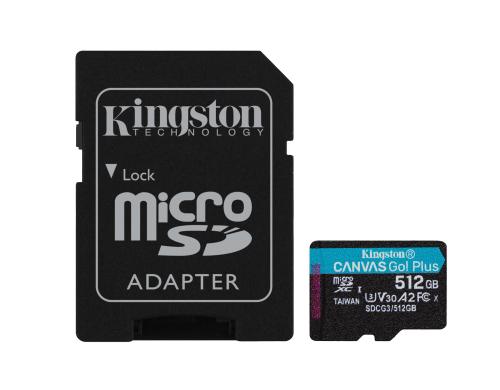 Canvas Go! Plus microSDXC Card 512GB UHS-I U3,les. 170MB/s,schr. 90MB/s