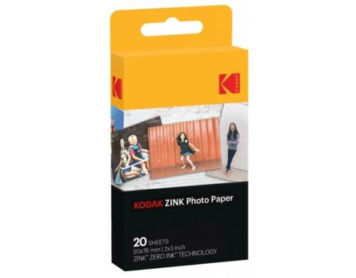 Kodak Sofortbildfilme 2x3 20er Pack zu Kodak Smile Camera/ Printer