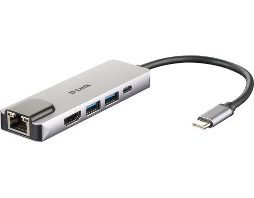 D-Link Hub DUB-M520 USB 3.0, HDMI mit USB-C Ladeanschluss
