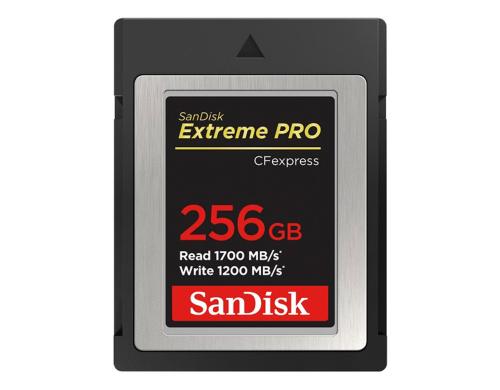 SanDisk CFexpress Extreme Pro 256GB Typ B Lesen 1700MB/s, Schreiben 1200MB/s